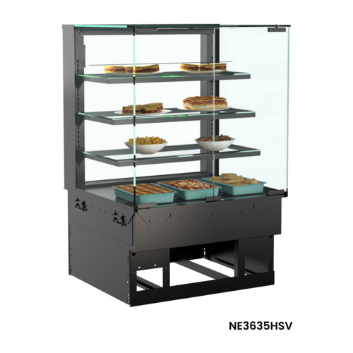 Structural Concepts NE4835HSV Reveal® Hot Food Displays