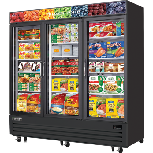 Everest Refrigeration EMGF69B Glass Door Merchandisers