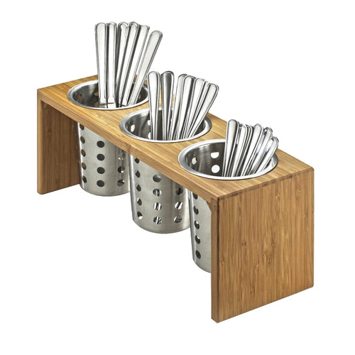 Cal-Mil 1425-3-99 Flatware Holder, Utensil Holder Display Caddy