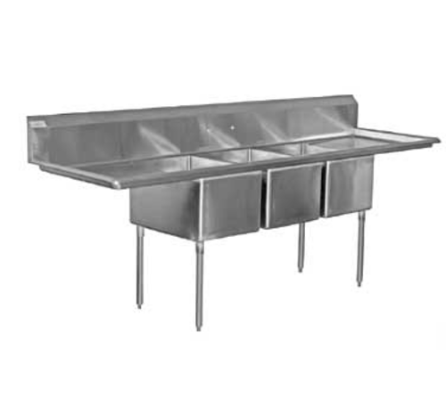 Serv-Ware 3CWPH20282-30 Compartment Sinks