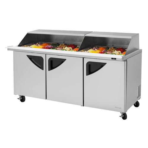 Turbo Air TST-72SD-30-N-SL Super Deluxe Refrigerated Prep Tables