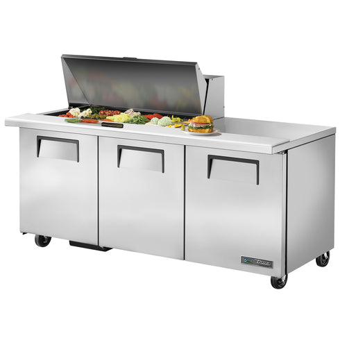 True Mfg. - General Foodservice TSSU-72-18M-B-HC Refrigerated Prep Tables