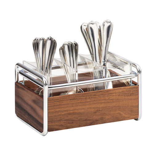 Cal-Mil 3700-49 Flatware Holder, Utensil Holder Display Caddy