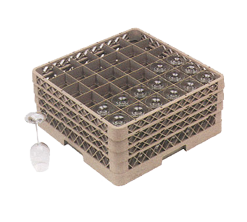 Vollrath TR7CC Dishwasher Rack, Glass Compartment