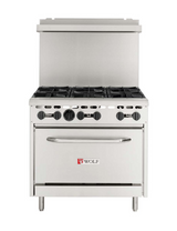 Wolf WX36-6BP-QS-COMMANDER Quick Ship Gas Ranges