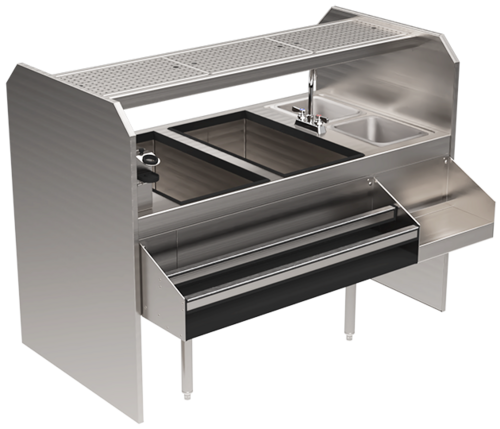 Glastender, Inc. PSA-60R Glastender Bar Equipment