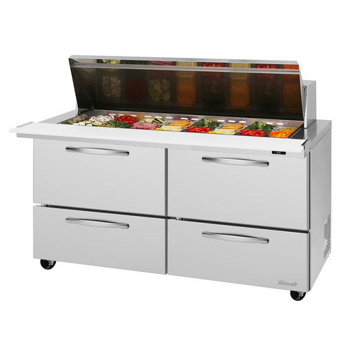 Turbo Air PST-60-24-D4-N PRO Refrigerated Prep Tables