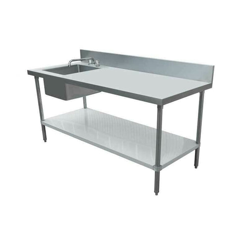 Omcan USA 43243 Stainless Steel Prep Tables