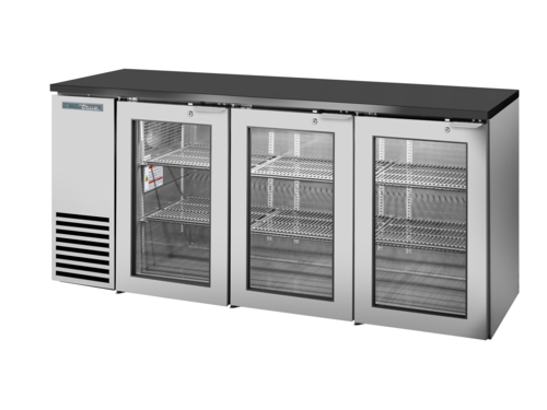 True Mfg. - General Foodservice TBB24-72-3G-Z1-BST-S-1 Back Bar Coolers