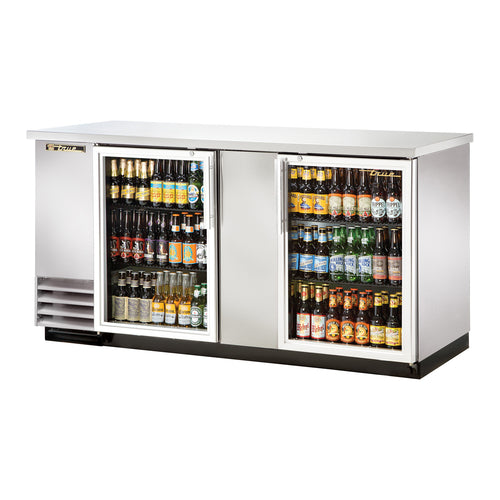 True Mfg. - General Foodservice TBB-3G-S-HC-LD Back Bar Coolers