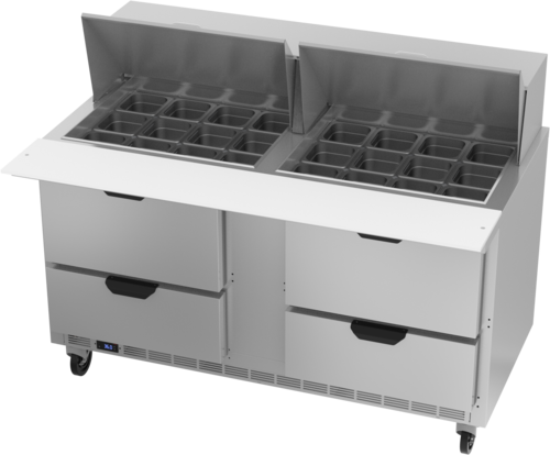 Beverage Air SPED60HC-24M-4 Refrigerated Prep Tables