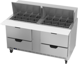 Beverage Air SPED60HC-24M-4 Refrigerated Prep Tables