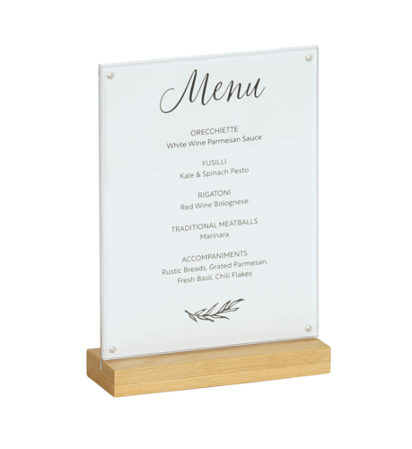 Cal-Mil 23185-811-21 Menu Card Holder / Number Stand