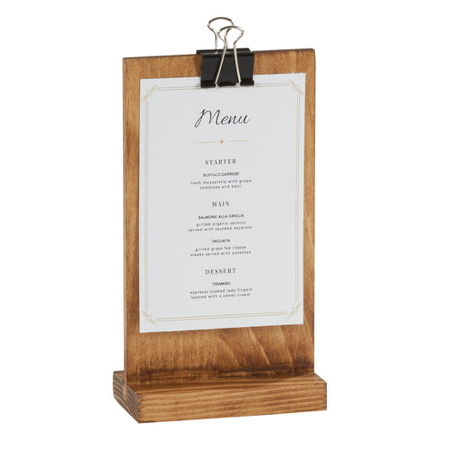 Cal-Mil 2036-46-99 Menu Card Holder / Number Stand