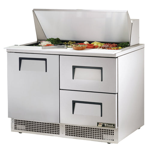 True Mfg. - General Foodservice TFP-48-18M-D-2 Refrigerated Prep Tables