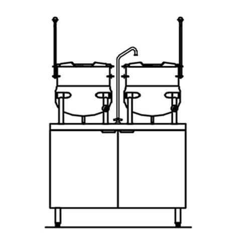 Crown (Middleby) EMT-10-10 Steam Kettles