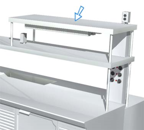 La Rosa Refrigeration L-90177-A DOUBLE Stainless Steel Shelving