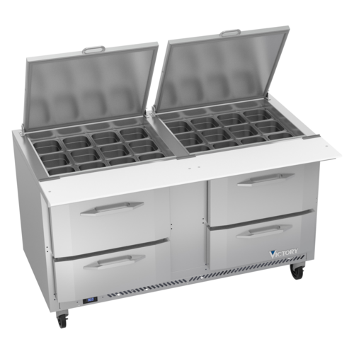 Victory Refrigeration VSPD60HC-24B-4 UltraSpec™ Refrigerated Prep Tables