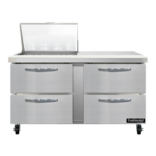 Continental Refrigerator SW60N12M-D Mighty Top Refrigerated Prep Tables