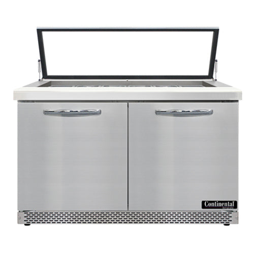 Continental Refrigerator SW48N18M-HGL-FB Mighty Top Refrigerated Prep Tables