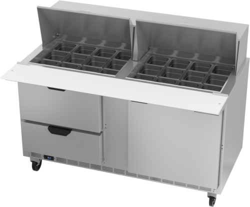 Beverage Air SPED60HC-24M-2 Refrigerated Prep Tables