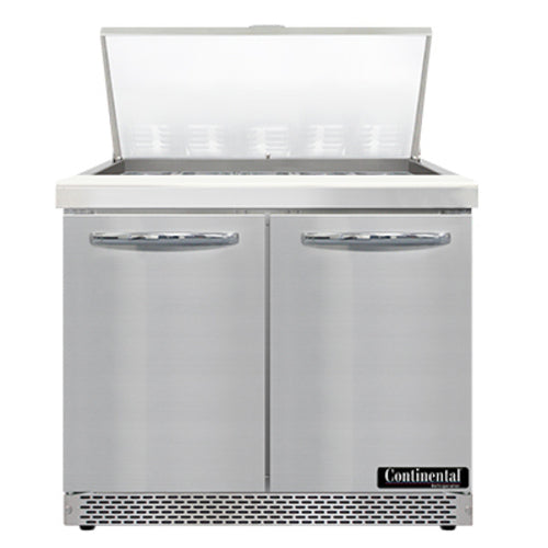 Continental Refrigerator SW36N15M-FB Mighty Top Refrigerated Prep Tables