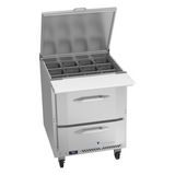 Victory Refrigeration VSPD27HC-12B-2 UltraSpec™ Refrigerated Prep Tables