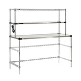 Metro EZHS60W-KIT Super Erecta® Hot Stainless Steel Prep Tables