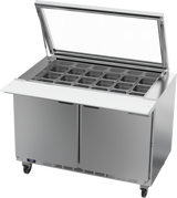 Beverage Air SPE48HC-18M-STL Refrigerated Prep Tables