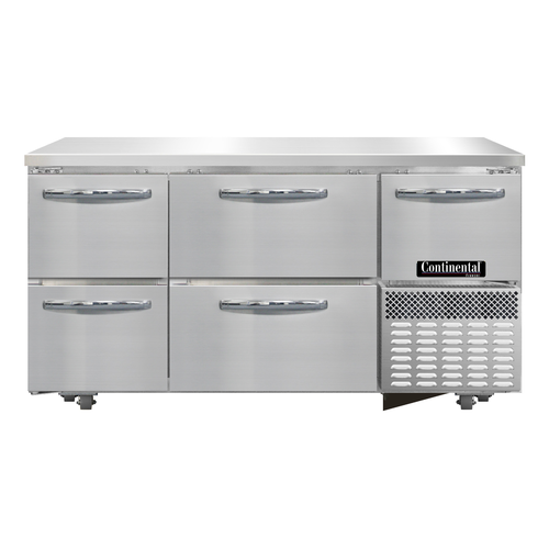 Continental Refrigerator FA60N-U-D Undercounter & Worktop Refrigeration