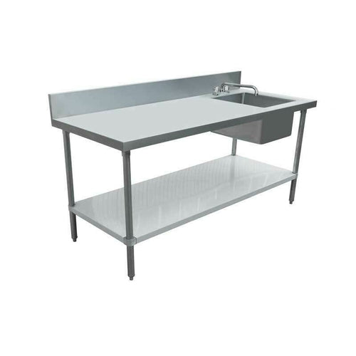 Omcan USA 43242 Stainless Steel Prep Tables