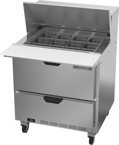 Beverage Air SPED32HC-12M-2 Refrigerated Prep Tables