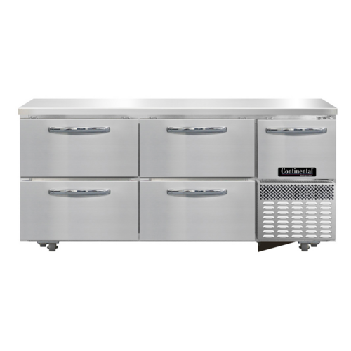 Continental Refrigerator FA68SN-U-D Undercounter & Worktop Refrigeration