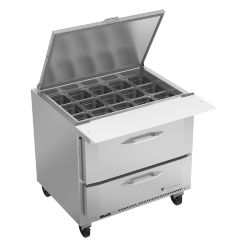 Victory Refrigeration VSPD36HC-15B-2 UltraSpec™ Refrigerated Prep Tables