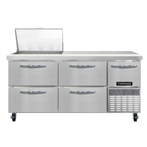 Continental Refrigerator RA68N12M-D Refrigerated Prep Tables