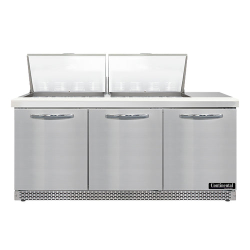 Continental Refrigerator SW72N24M-FB Mighty Top Refrigerated Prep Tables