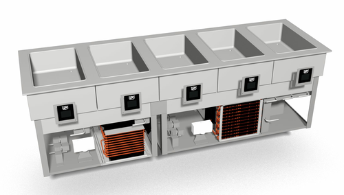 Duke Manufacturing HCF-5 Steam Tables & Food Wells