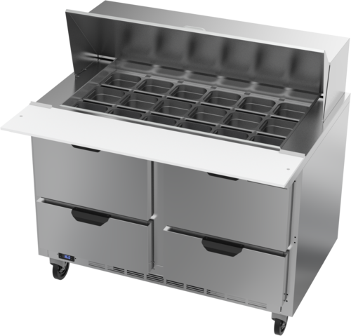 Beverage Air SPED48HC-18M-4 Refrigerated Prep Tables