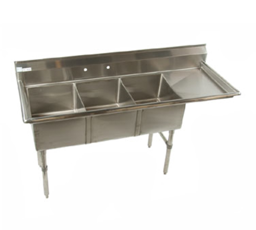 Klinger's Trading ECS31824DR24 Compartment Sinks