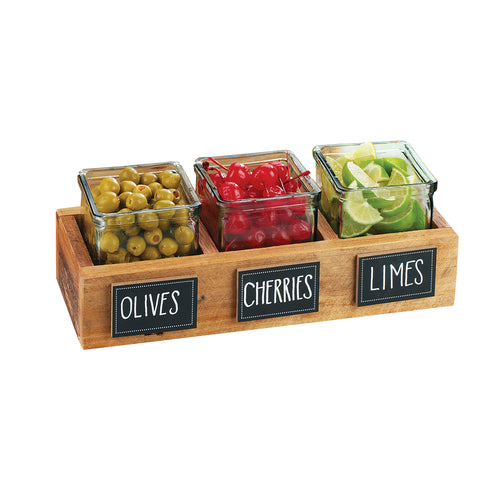 Cal-Mil 3406-3 Condiment Caddy, Countertop Organizer