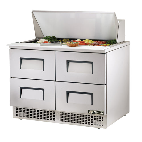 True Mfg. - General Foodservice TFP-48-18M-D-4 Refrigerated Prep Tables