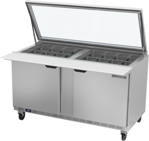 Beverage Air SPE60HC-24M-STL Refrigerated Prep Tables