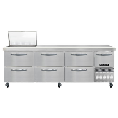 Continental Refrigerator RA93N12M-D Refrigerated Prep Tables