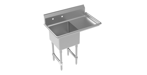 Krowne CS-1818-R-LF Royal Series Compartment Sinks