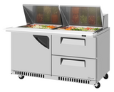 Turbo Air TST-60SD-24-D2R(L)-FB-N Super Deluxe Refrigerated Prep Tables