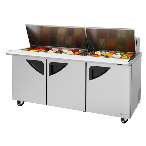 Turbo Air TST-72SD-30-N Super Deluxe Refrigerated Prep Tables