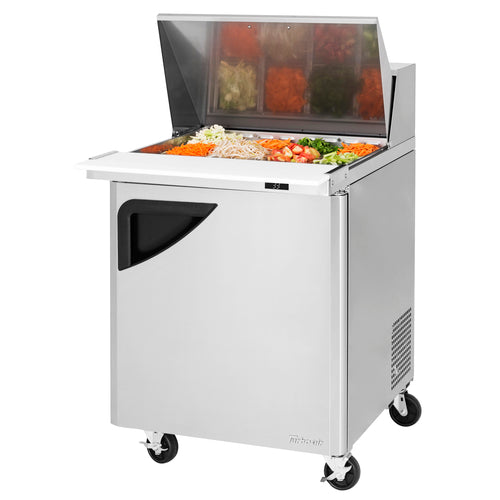 Turbo Air TST-28SD-12-N Super Deluxe Refrigerated Prep Tables