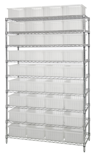 Quantum WR9-92060CL Wire Shelving