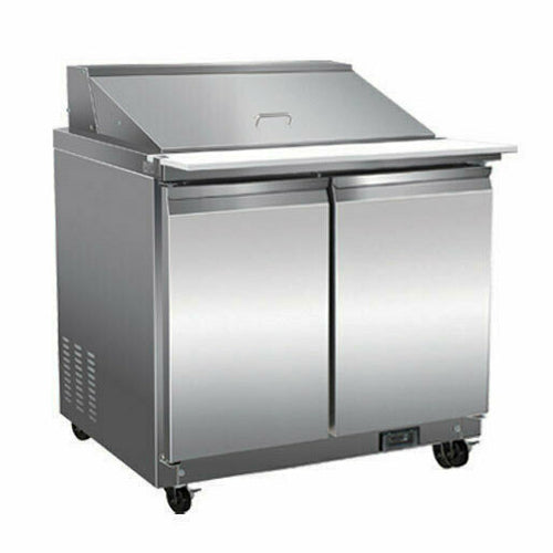 Serv-Ware SP36-12M-HC Serv-Ware Refrigerated Prep Tables