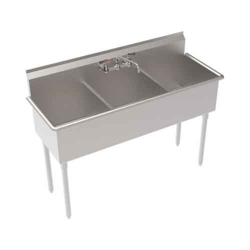 Krowne BS-1818-3 Royal Series Compartment Sinks